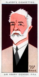 Sir Francis Bernard Dicksee brit festő, 1926.