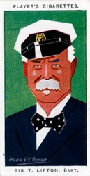 Sir Thomas Johnstone Lipton, 1. baronet, brit élelmiszerbolt és vitorlás, 1926