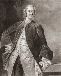 Edward Boscawen tengernagy. Portré.