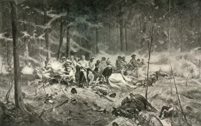A bátor férfiak emlékére. Wilson őrnagy utolsó kiállása a Sanghaj folyón, 1893, 1900.
