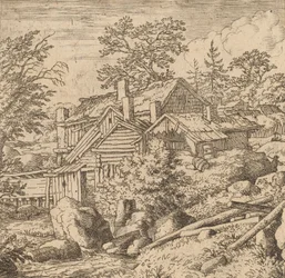 Hamlet a hegyoldalban, valószínűleg c. 16451656.
