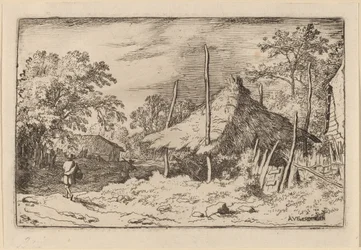 Kerék a szénapajta alatt, valószínűleg c. 16451656.