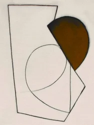 Barna geometrikus absztrakció