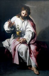 Szent János evangélista a mérgezett kehellyel, 1636