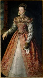 Franciaországi Erzsébet (vagy Valois Izabella) portréja