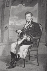 James Lawrence (1781-1813) portréja (litho)