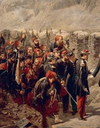 Patrice MacMahon marsall Zouaves-szel Malakoffban