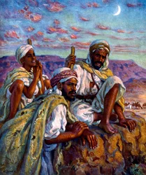 Arab juhászok csoportja, Nasreddine Dinet (Alphonse-Étienne Dinet). 1861 1929. francia orientalista festő 1918
