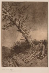 Egy vagabond halála, c. 1875.