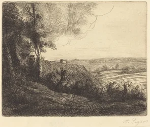Táj: Út Horville felé (Paysage: Chemin d