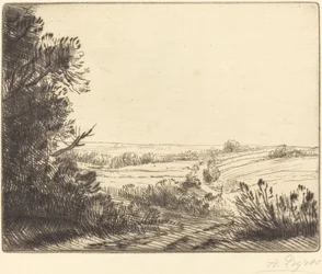 Táj: Út Horville felé (Paysage: Chemin d