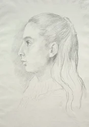 Nóra E. Legros kisasszony portréja, 1896.