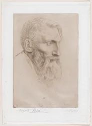 Auguste Rodin portréja