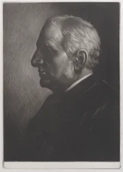 Sir Francis Seymour Haden portréja, 1881.