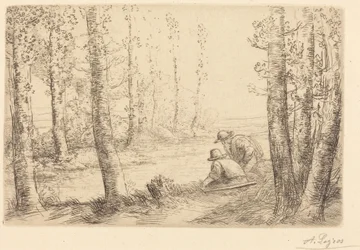 Pihenés a folyó partján (Repos au bord de la rivière)