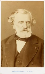 Ambroise Thomas zeneszerző portréja 1811-1896.