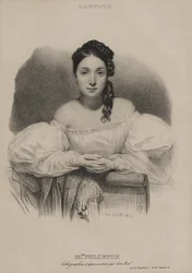 Mademoiselle Juliette Drouet portréja.
