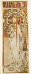 Alphonse Mucha: (litográfia): La Trappistine ... (litográfia)