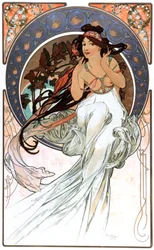 A zene allegóriája, 1898-as nyomat