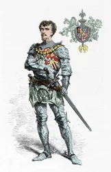 Temeraire Károly portréja (metszet)