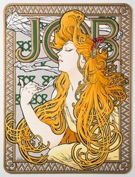 Reklámplakát a Job cigarettapapírhoz, 1897