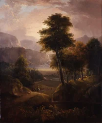 Fedett kocsik a Sziklás-hegységben, 1837