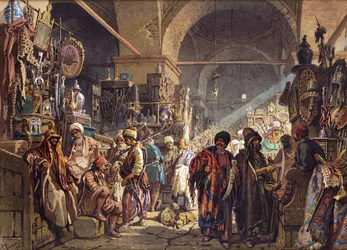 Török bazár, 1867