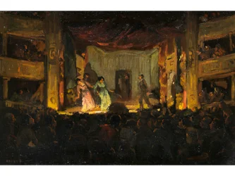 Amandus Faure Népszerű színház San Francesco Nápolyban