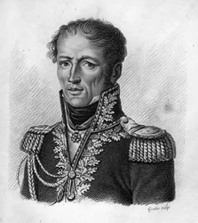 Antoine, Drouot gróf francia tábornok (1774-1847) – „” A francia tábornokok portréiban a franciák győzelmei és hódításai nyomán”. Ambroise Tardieu metszete 1818-ban. Stella Collection.