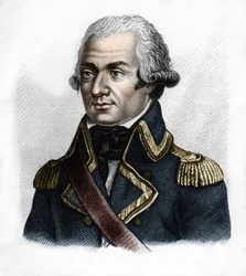 Dumouriez tábornok.Charles François du Périer, dit du Périer du Mourier, majd Dumouriez francia tábornok (1739-1823).- in Francia tábornokok portréi a franciák győzelmeit és hódításait követően. Ambroise Tardieu metszete 1818-ban. Stella Collec