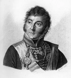 Guillaume Joseph Nicolas LAFON BLANIAC (1773-1833) - in” A francia tábornokok portréi a franciák győzelmei és hódításai nyomán””. Ambroise Tardieu metszete 1818-ban. Stella Collection.