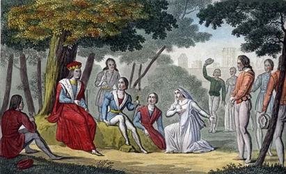 IX. Lajos, „Szent Lajos” (1214-1270), aki minden alattvalója számára igazságot szolgáltat Vincennes fában – Ambroise Tardieu tervezte és vésette 1825-ben.