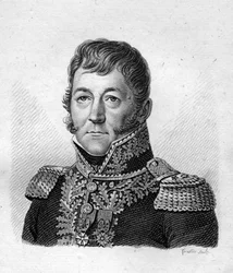 Claude Prost (1764-1834), a Birodalom bárójának, a tüzérségi dandártábornoknak portréja – a „Francia tábornokok portréi a franciák győzelmei és hódításai nyomán” című részben. Ambroise Tardieu sírja 1818-ban. Stella Collection.