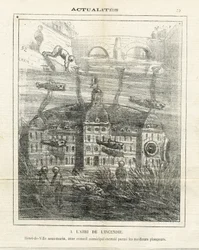 Illusztráció Chamről (1819-1879) Le Charivariban