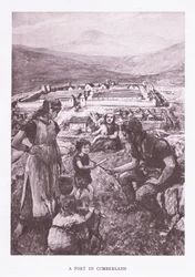 Egy erőd Cumberlandben, illusztráció a Római katonából, 1928
