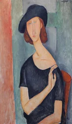 Jeanne Hébuterne kalapban