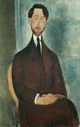Leopold Zborowski portréja