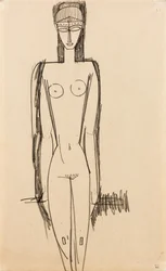 Álló akt; Nem áll, 1910-1911 körül