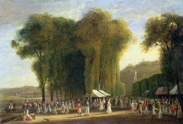 Jour de Fete, St.Cloud: brit csapatok szolgálatban, 1815. szeptember (panel)