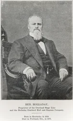 Ben Holladay (1824-77) (f/w fotó)