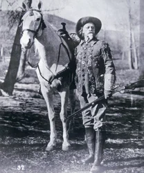 Buffalo Bill Cody (1846-1917) utolsó éveiben (f/w fotó)
