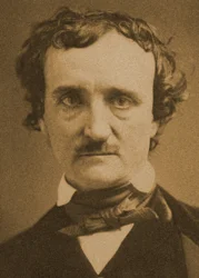 Edgar Allan Poe portréja. 1849