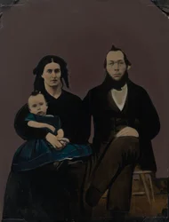 Családi portré,1860-as évek (fotó)