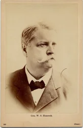 Winfield Scott Hancock (1824-86), az amerikai hadsereg tábornoka, B. B. Russell fényképe, Boston