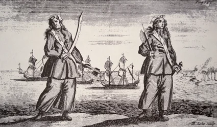 Anne Bonny és Mary Read (metszet)