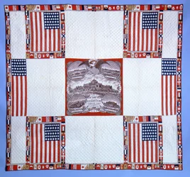 Centennial quilt, Massachusetts, 1876 (pamut)