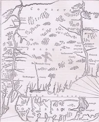 Connecticut, illusztráció Cassell története az Egyesült Államok pubjából. készítette: Petter & Galpin 1890 körül (litho)