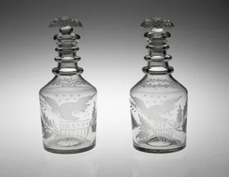 Dekanterek, c. 1830-1840 (ólomüveg)
