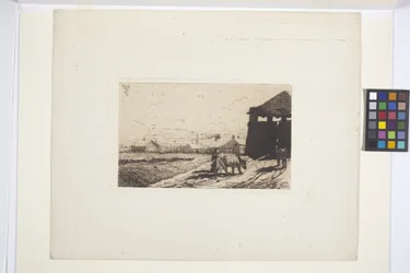 A város széle (tinta)