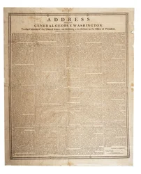 George Washington néhai tábornok búcsúbeszéde 1796. szeptember 17-én